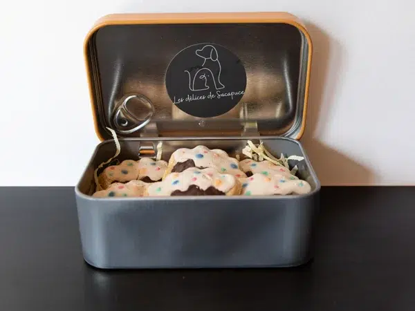 Box Fantaisie de 6 gateaux secs cupcakes by Les délices de Sacapuce