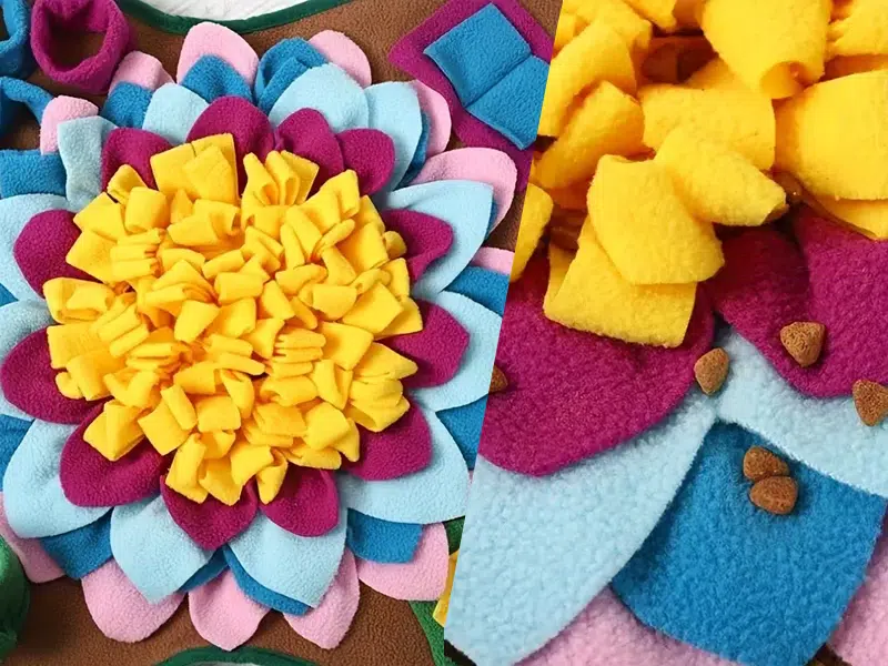 Tapis de Fouille pour Chien – Fleur