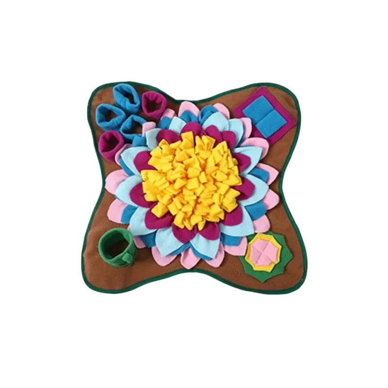Tapis de Fouille pour Chien – Fleur – Image 2